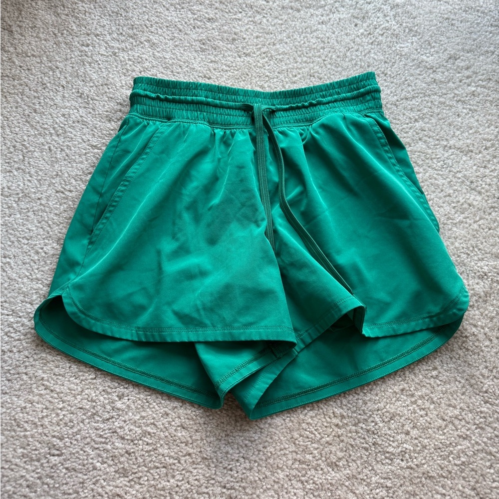 Abercrombie & Fitch Green Athletic Shorts - Picture 4 of 6